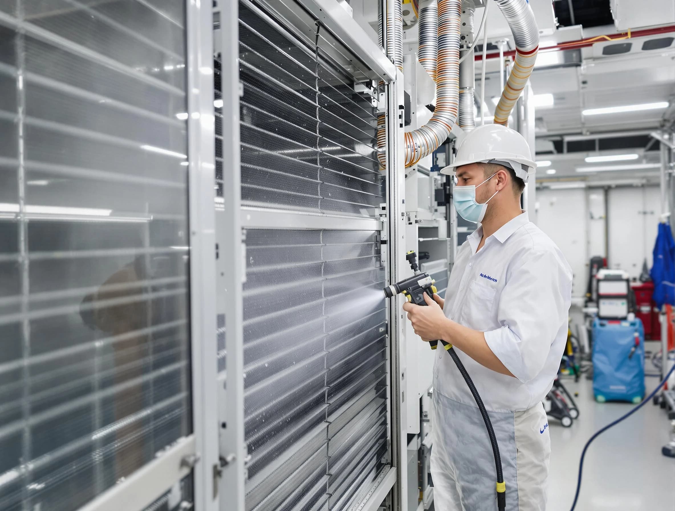 Professional AC coil cleaning by West View Air Duct Cleaning in West View