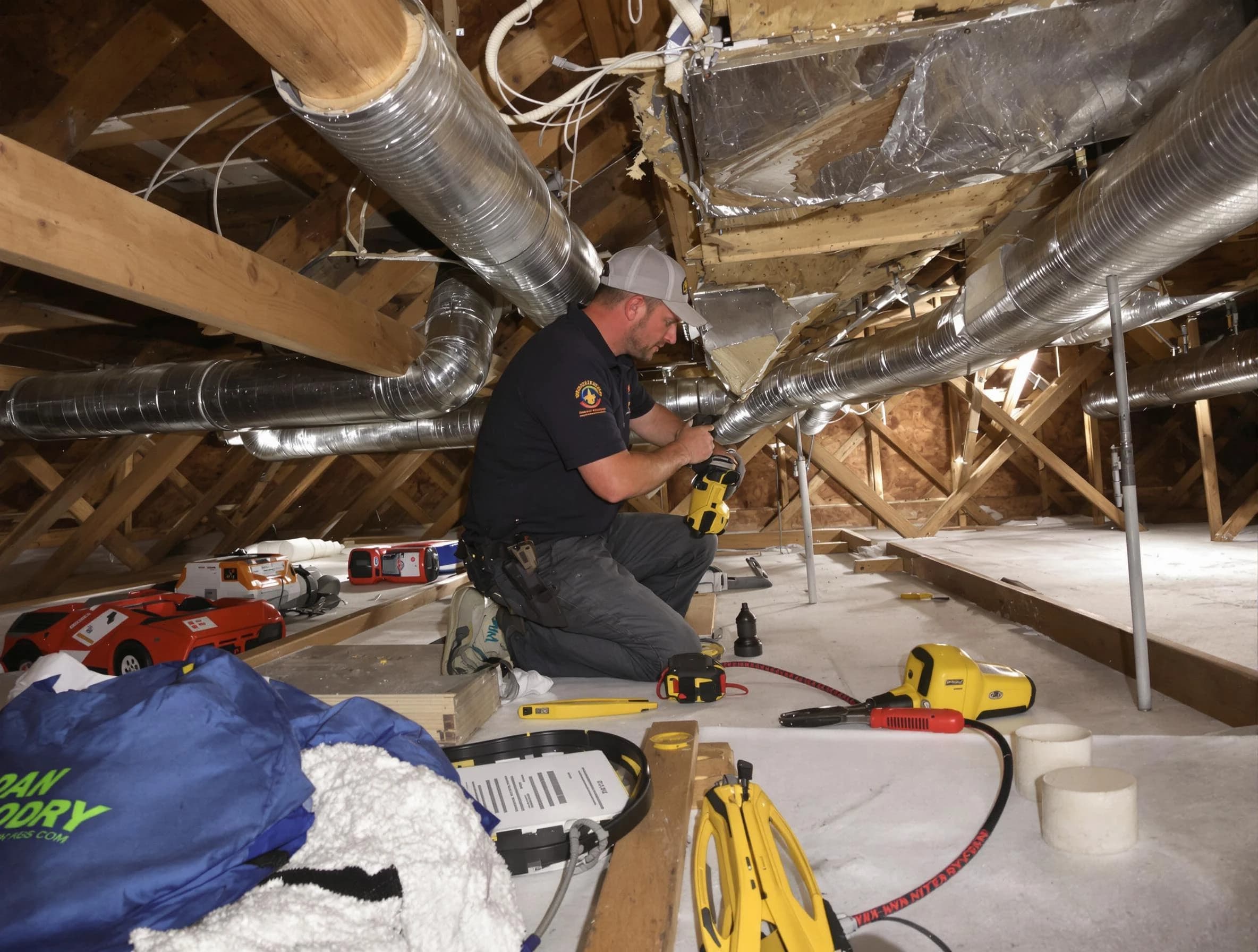 Professional air duct repair by West View Air Duct Cleaning in West View
