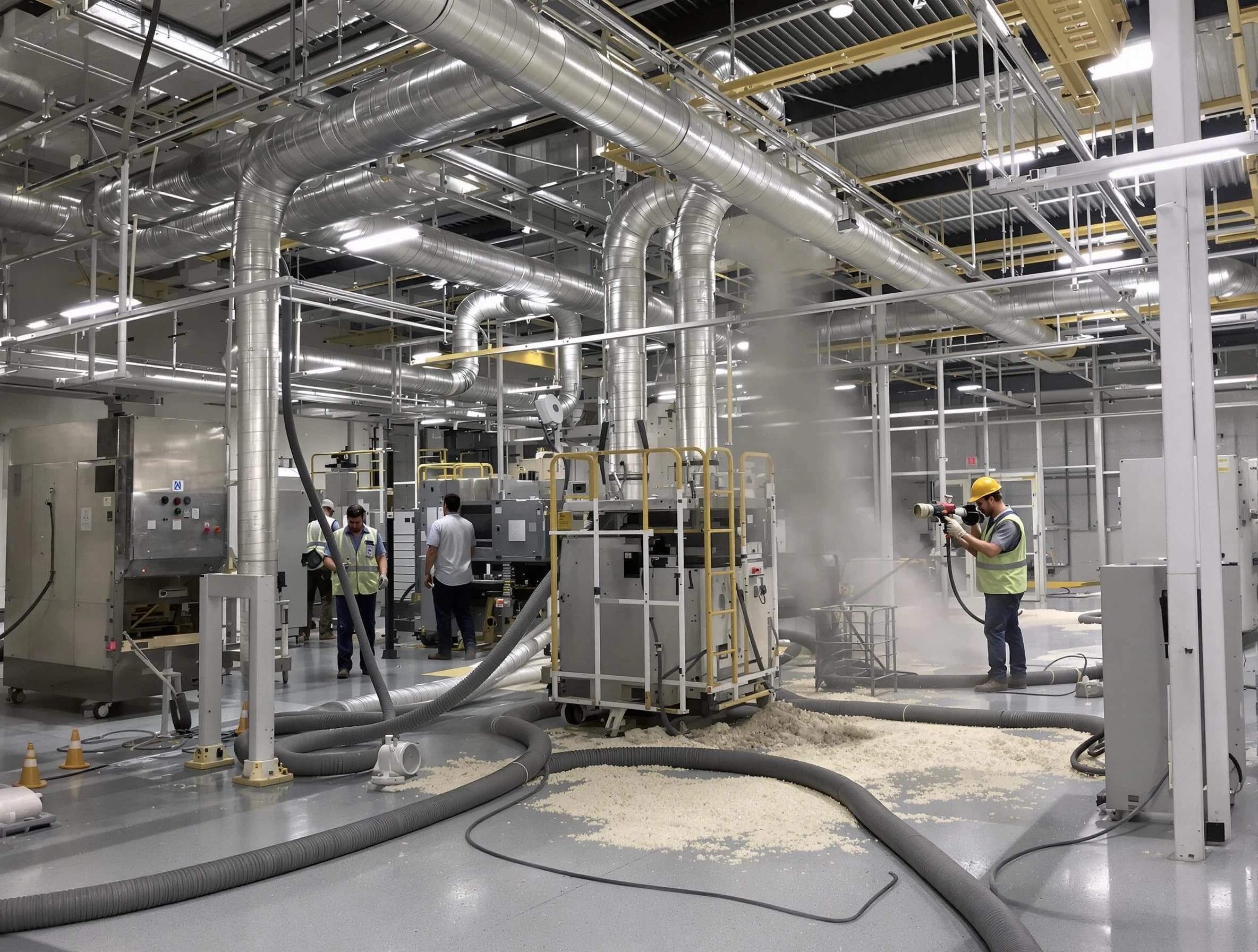 Heavy-duty industrial duct cleaning by West View Air Duct Cleaning in West View