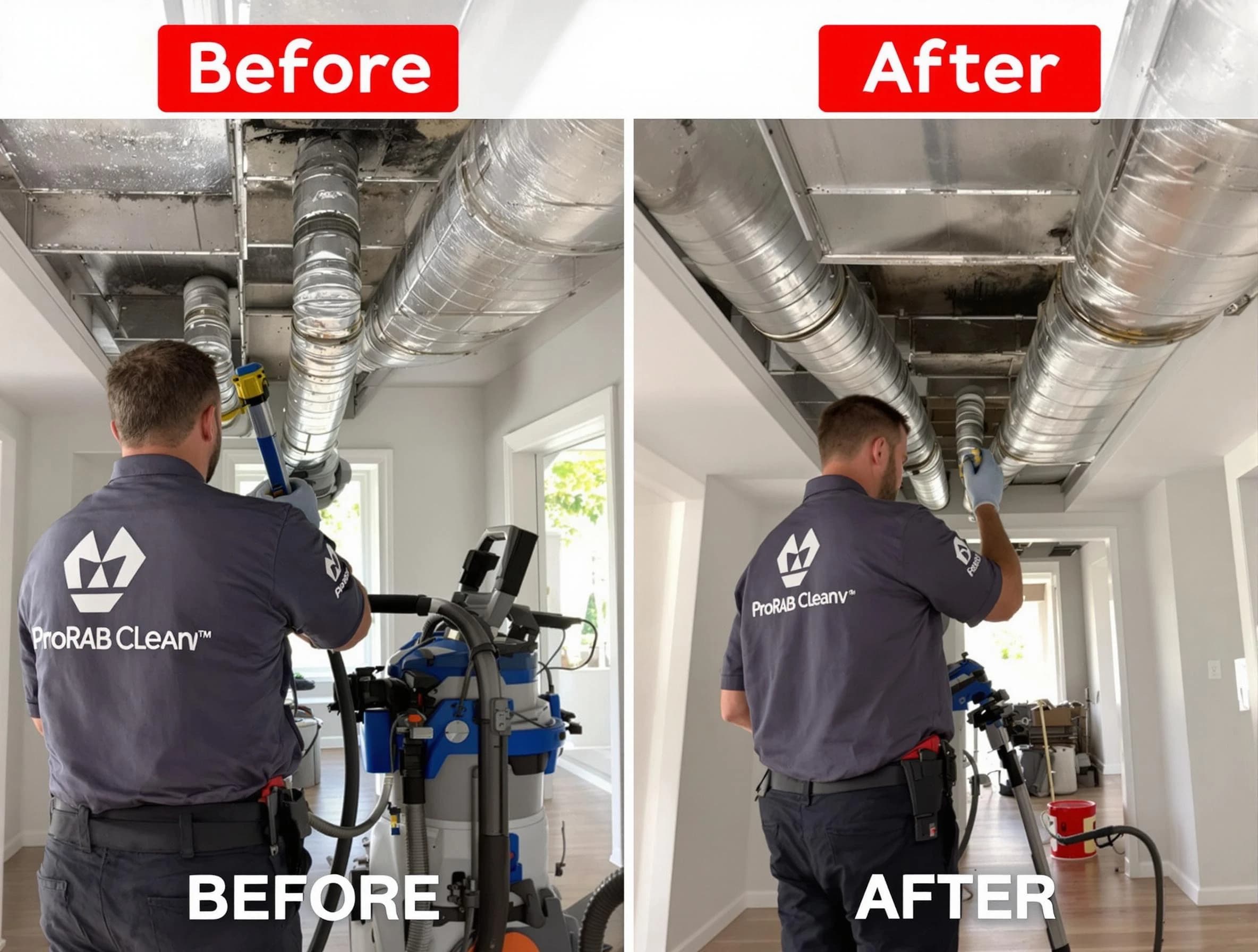 West View Air Duct Cleaning expert performing thorough residential duct cleaning in a West View home