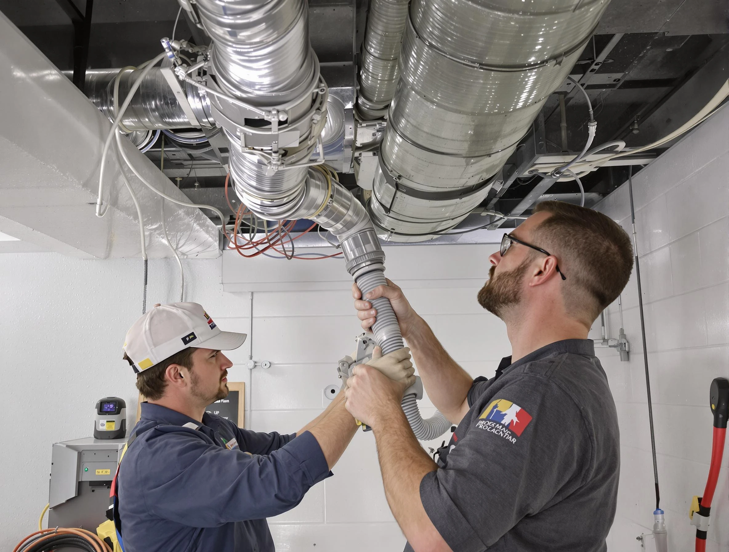West View Air Duct Cleaning technician performing thorough AC duct cleaning in West View