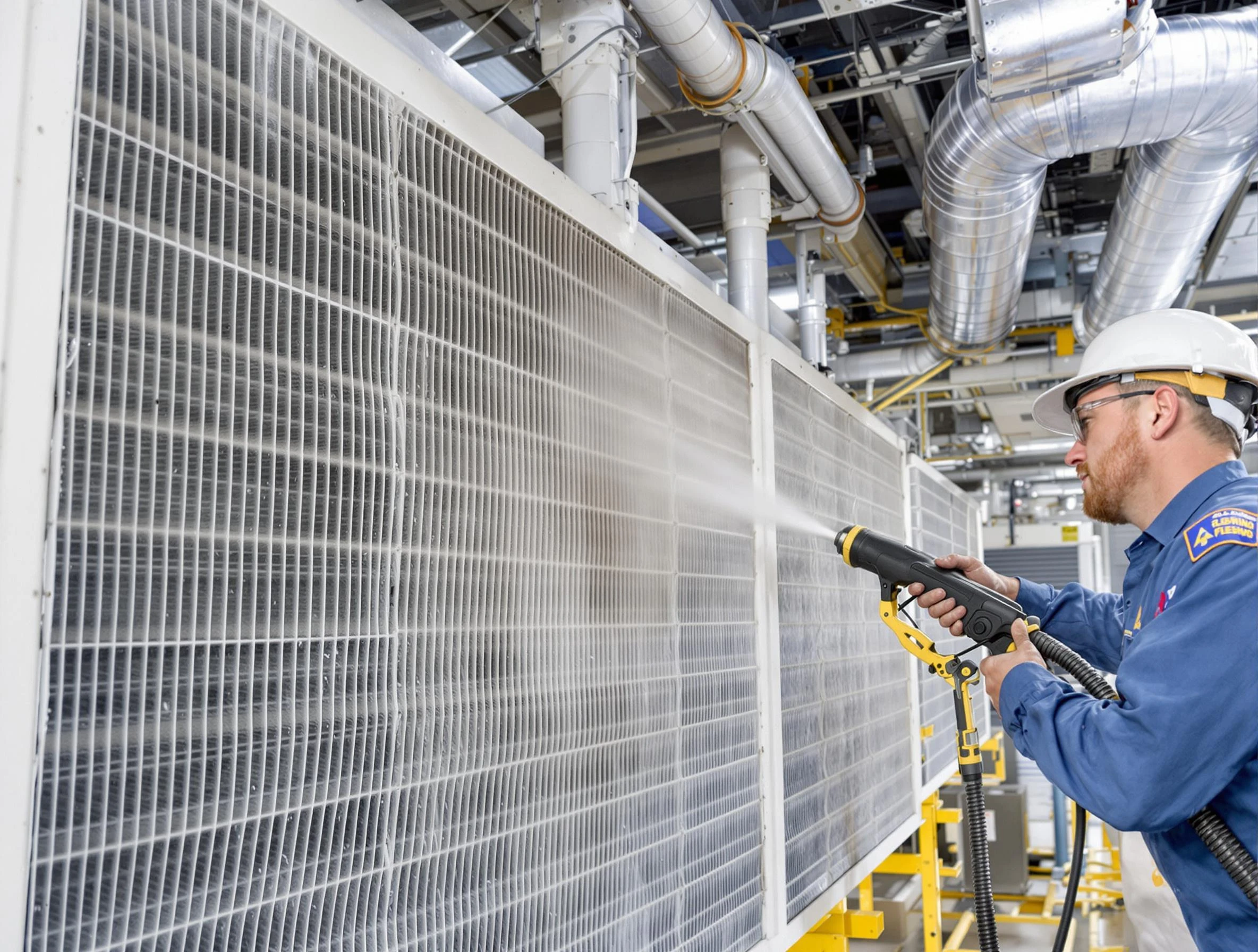 Professional commercial coil cleaning by West View Air Duct Cleaning in West View